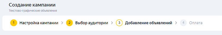 Добавление объявлений в Яндекс.Директ